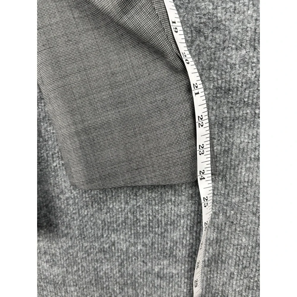 Montagna Oxford Sport Coat Mens 40S Gray Super 120s Merino Wool Blazer Italy